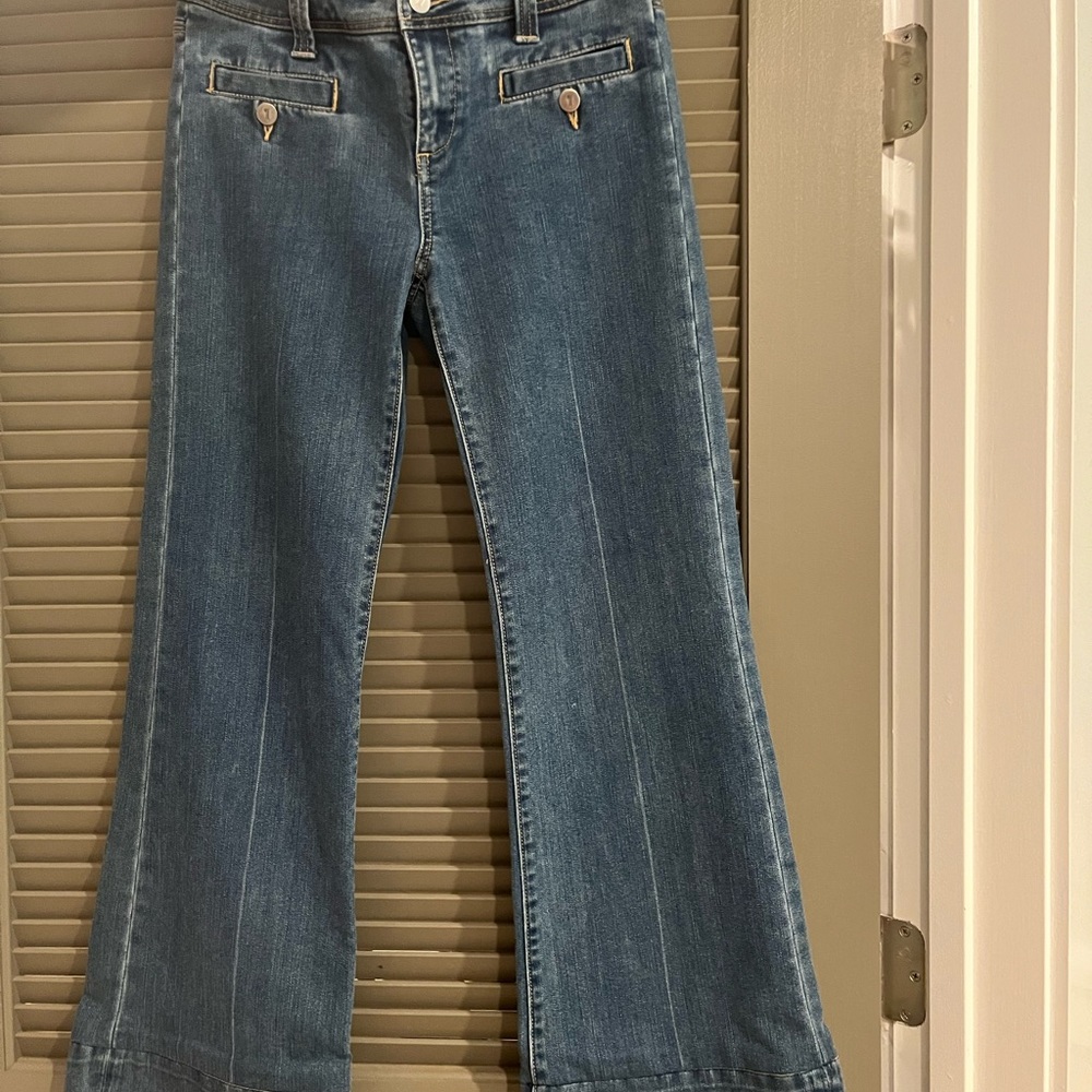Anthropologie Pilcro wide leg jeans